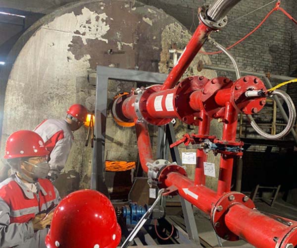 辽宁回转窑四风道燃气燃烧器